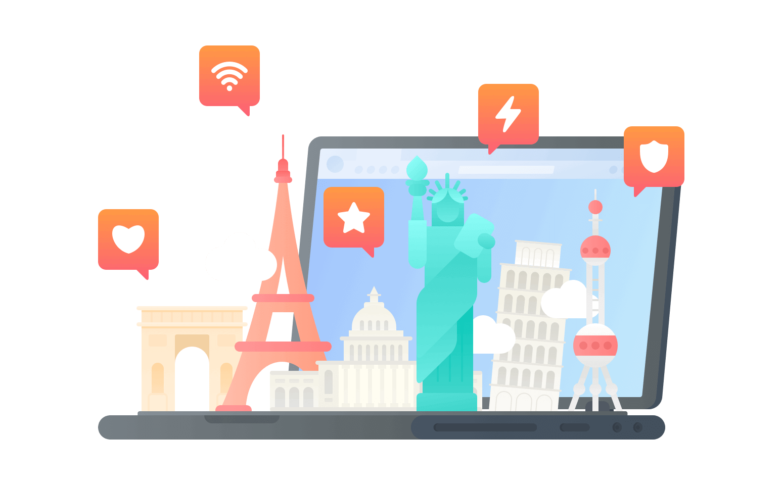 在冰岛连接到中国的软件 - 翻回VPN